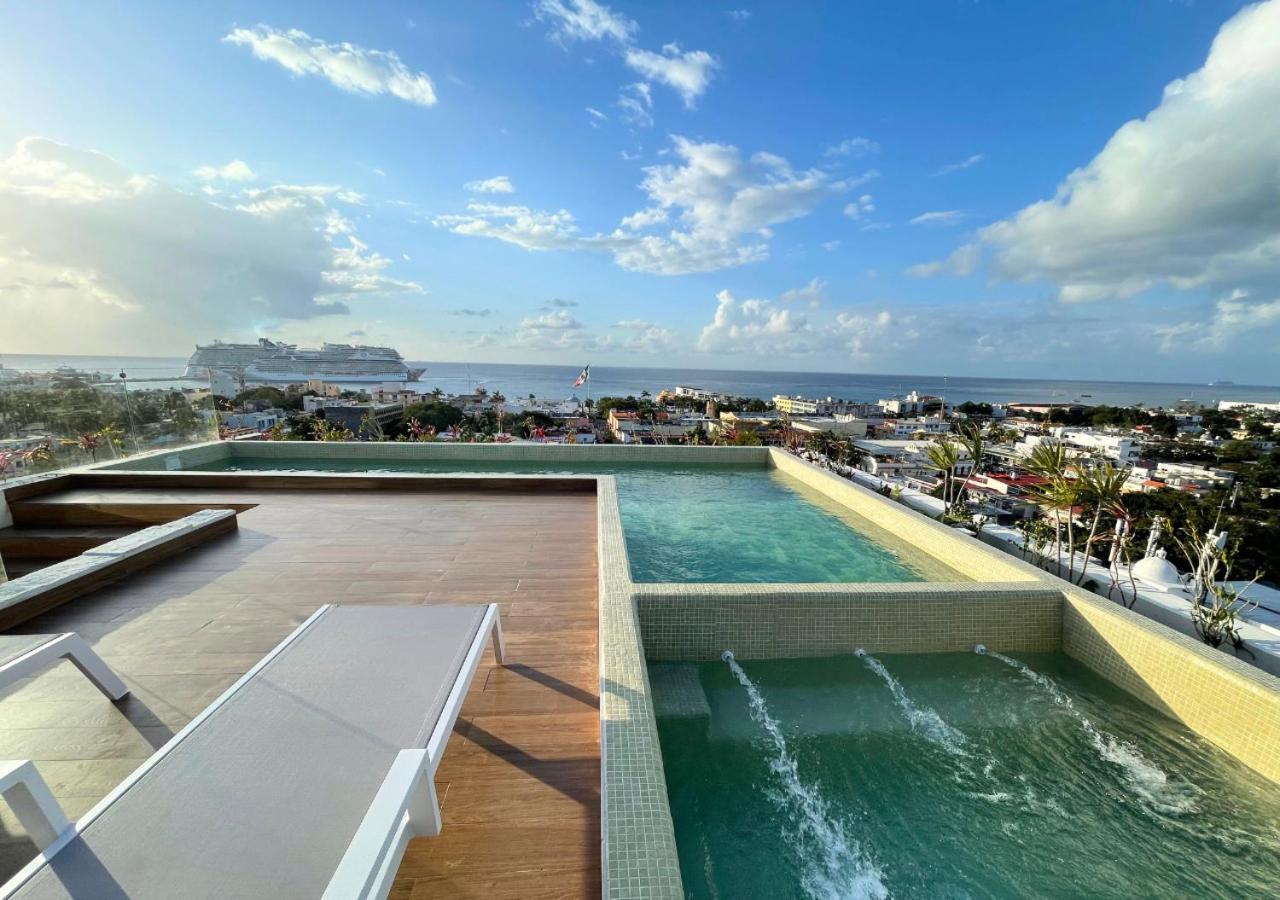 Brand New Condo With Rooftop Pool Косумел Екстериор снимка